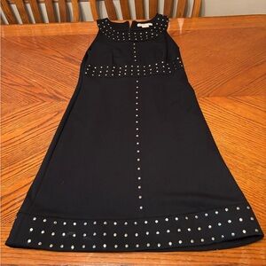 Michael Kors Black Dress with Silver Studs